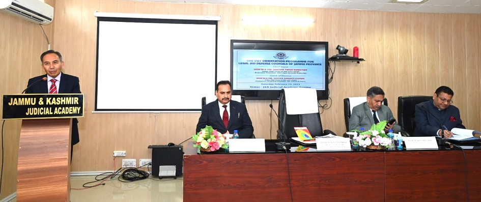 'Justice Tashi inaugurates orientation prog for Legal Aid Defence Counsels'